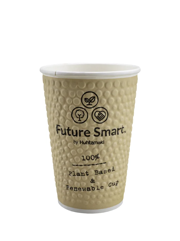 Doppelwandige Kaffeebecher aus Karton, 4 dl, Future Smart